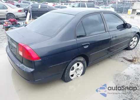 2001 Honda Civic Ex z USA, uszkodzony, nr VIN 2HGES26751H612533